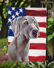 Load image into Gallery viewer, USA American Flag with Weimaraner Garden Flag – Decorative Outdoor Yard Flag