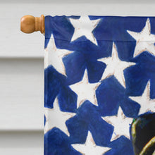 Load image into Gallery viewer, USA American Flag with Pug Flag Canvas House Size