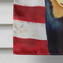 Load image into Gallery viewer, USA American Flag with Min Pin Flag Canvas House Size