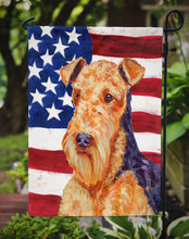 Load image into Gallery viewer, USA American Flag with Airedale Garden Flag – Decorative Outdoor Yard Flag