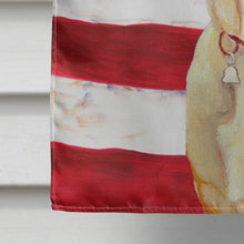 Load image into Gallery viewer, USA American Flag with Labrador Flag Canvas House Size