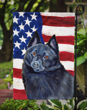 Load image into Gallery viewer, USA American Flag with Schipperke Garden Flag – Decorative Outdoor Yard Flag
