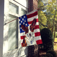 Load image into Gallery viewer, USA American Flag with Corgi Flag Canvas House Size