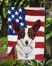 Load image into Gallery viewer, USA American Flag with Corgi Garden Flag – Decorative Outdoor Yard Flag
