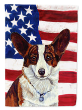Load image into Gallery viewer, USA American Flag with Corgi Garden Flag – Decorative Outdoor Yard Flag
