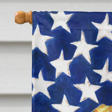 Load image into Gallery viewer, USA American Flag with Vizsla Flag Canvas House Size