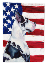 Load image into Gallery viewer, USA American Flag with Great Dane Garden Flag – Decorative Outdoor Yard Flag