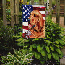 Load image into Gallery viewer, USA American Flag with Bloodhound Garden Flag – Decorative Outdoor Yard Flag