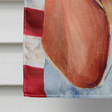 Load image into Gallery viewer, USA American Flag with Basset Hound Flag Canvas House Size