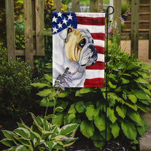 Load image into Gallery viewer, USA American Flag with English Bulldog Garden Flag – Decorative Outdoor Yard Flag