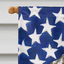 Load image into Gallery viewer, USA American Flag with English Setter Flag Canvas House Size