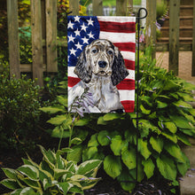 Load image into Gallery viewer, USA American Flag with English Setter Garden Flag – Decorative Outdoor Yard Flag
