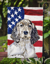 Load image into Gallery viewer, USA American Flag with English Setter Garden Flag – Decorative Outdoor Yard Flag