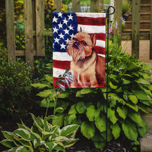 Load image into Gallery viewer, USA American Flag with Brussels Griffon Garden Flag – Decorative Outdoor Yard Flag