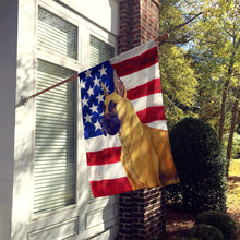 Load image into Gallery viewer, USA American Flag with Great Dane Flag Canvas House Size