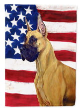 Load image into Gallery viewer, USA American Flag with Great Dane Garden Flag – Decorative Outdoor Yard Flag