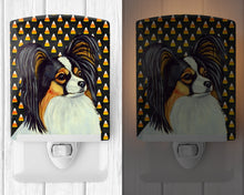 Load image into Gallery viewer, Papillon Candy Corn Halloween Portrait Ceramic Night Light LH9040CNL
