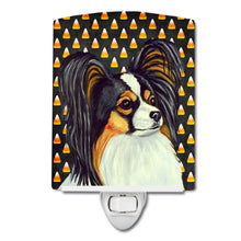Load image into Gallery viewer, Papillon Candy Corn Halloween Portrait Ceramic Night Light LH9040CNL