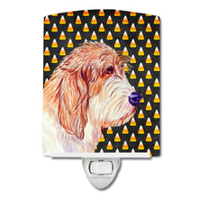 Load image into Gallery viewer, Petit Basset Griffon Vendeen Candy Corn Halloween Portrait Ceramic Night Light LH9047CNL