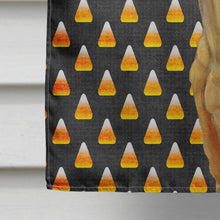 Load image into Gallery viewer, Great Dane Candy Corn Halloween Portrait Flag Canvas House Size