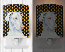 Load image into Gallery viewer, Great Dane Candy Corn Halloween Portrait Ceramic Night Light LH9052CNL