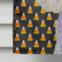 Load image into Gallery viewer, Westie Candy Corn Halloween Portrait Flag Canvas House Size