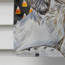 Load image into Gallery viewer, English Setter Candy Corn Halloween Portrait Flag Canvas House Size