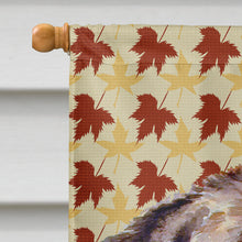Load image into Gallery viewer, Newfoundland Fall Leaves Portrait Flag Canvas House Size