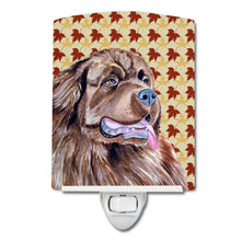 Load image into Gallery viewer, Newfoundland Fall Leaves Portrait Ceramic Night Light LH9084CNL