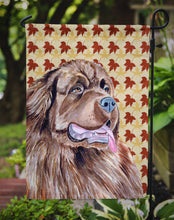 Load image into Gallery viewer, Newfoundland Fall Leaves Portrait Garden Flag – Decorative Outdoor Yard Flag