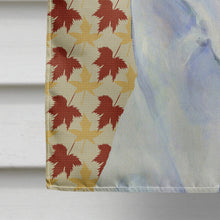 Load image into Gallery viewer, Great Dane Fall Leaves Portrait Flag Canvas House Size