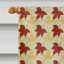 Load image into Gallery viewer, Australian Cattle Dog Fall Leaves Portrait Flag Canvas House Size