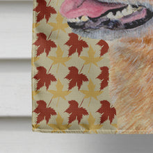 Load image into Gallery viewer, Australian Cattle Dog Fall Leaves Portrait Flag Canvas House Size
