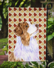 Load image into Gallery viewer, Australian Shepherd Fall Leaves Portrait Garden Flag – Decorative Outdoor Yard Flag