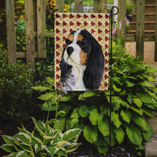 Load image into Gallery viewer, Cavalier Spaniel Fall Leaves Portrait Garden Flag – Decorative Outdoor Yard Flag