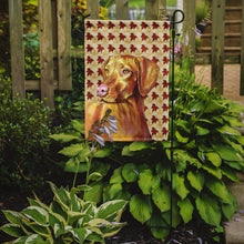 Load image into Gallery viewer, Vizsla Fall Leaves Portrait Garden Flag – Decorative Outdoor Yard Flag