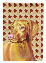 Load image into Gallery viewer, Vizsla Fall Leaves Portrait Garden Flag – Decorative Outdoor Yard Flag