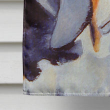 Load image into Gallery viewer, Basset Hound Fall Leaves Portrait Flag Canvas House Size