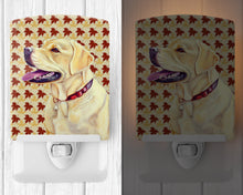 Load image into Gallery viewer, Labrador Fall Leaves Portrait Ceramic Night Light LH9113CNL