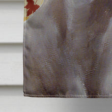 Load image into Gallery viewer, Weimaraner Fall Leaves Portrait Flag Canvas House Size