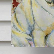 Load image into Gallery viewer, Pug Fall Leaves Portrait Flag Canvas House Size