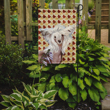 Load image into Gallery viewer, Chinese Crested Fall Leaves Portrait Garden Flag – Decorative Outdoor Yard Flag