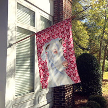 Load image into Gallery viewer, Great Dane Hearts Love Valentine's Day Flag Canvas House Size