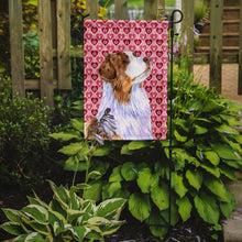 Load image into Gallery viewer, Australian Shepherd Hearts Love Valentine's Day Garden Flag – Decorative Outdoor Yard Flag