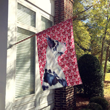 Load image into Gallery viewer, Great Dane Hearts Love Valentine's Day Flag Canvas House Size