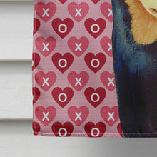 Load image into Gallery viewer, Min Pin Hearts Love and Valentine's Day Portrait Flag Canvas House Size