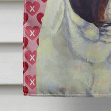 Load image into Gallery viewer, French Bulldog Hearts Love Valentine's Day Flag Canvas House Size
