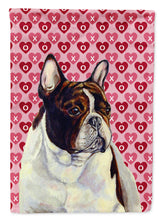 Load image into Gallery viewer, French Bulldog Hearts Love Valentine's Day Flag Canvas House Size