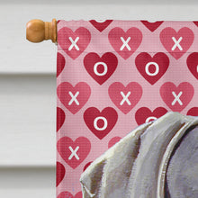 Load image into Gallery viewer, Weimaraner Hearts Love Valentine's Day Flag Canvas House Size