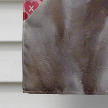 Load image into Gallery viewer, Weimaraner Hearts Love Valentine's Day Flag Canvas House Size